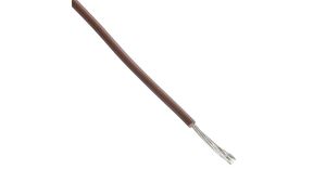 Stranded Wire PVC 0.35mm² Tinned Copper Brown 3051 30.5m